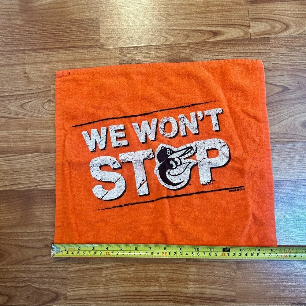 4/$15 One Baltimore Orioles towel